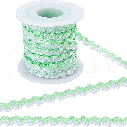 Gorgecraft Two Tone Polyester Wavy Fringe Trim Ribbon OCOR-GF0003-97A-1