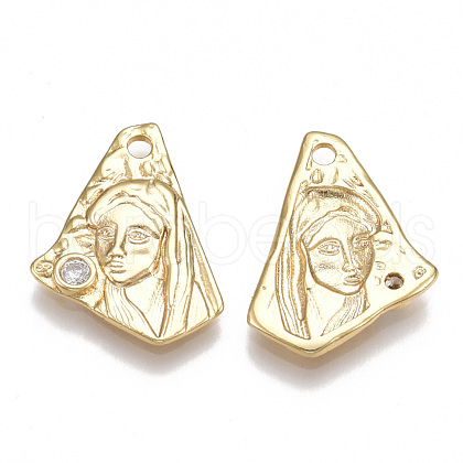 Brass Pendants KK-T038-49G-1