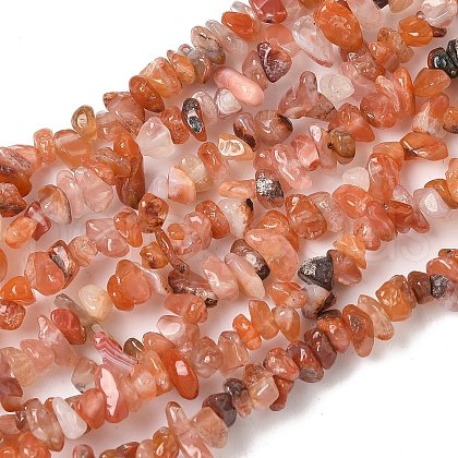 Natural Carnelian Beads Strands G-G0003-B18-01-1