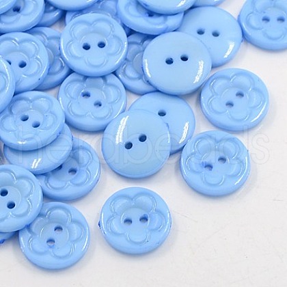 Acrylic Sewing Buttons for Clothes Design BUTT-E083-C-07-1