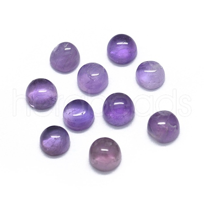 Natural Amethyst Cabochons X-G-O175-23-19-1