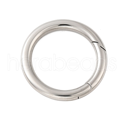 304 Stainless Steel Spring Gate Rings STAS-V012-03P-1