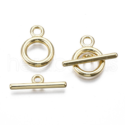Alloy Toggle Clasps PALLOY-T075-84G-NR-1