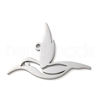 Non-Tarnish 304 Stainless Steel Pendants STAS-R116-02P-1