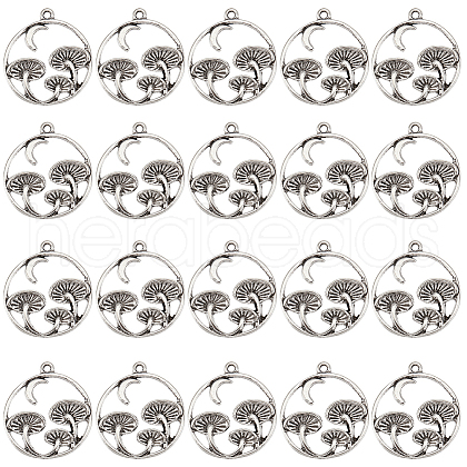 SUNNYCLUE 60Pcs Tibetan Style Alloy Pendants FIND-SC0025-26-1