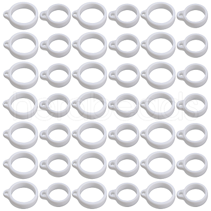 Gorgecraft 60Pcs 2 Style Silicone Pendant SIL-GF0001-43C-1