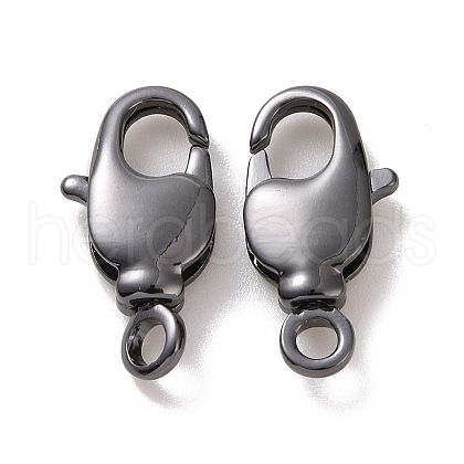 Rack Plating Brass Swivel Lobster Claw Clasps KK-K238-39B-L-1