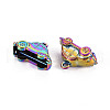 Rainbow Color Alloy Charms PALLOY-S180-287-NR-3