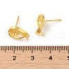 925 Sterling Silver Stud Earring Findings STER-P056-01G-3