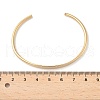 Simple 304 Stainless Steel Cuff Bangles for Women BJEW-C102-02G-3