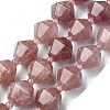 Natural Strawberry Quartz Beads Strands G-C135-L01-01-1