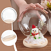 Round Glass Dome Cover AJEW-WH0518-35-4
