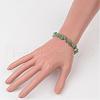 Natural Green Aventurine Chip Beaded Stretch Bracelets BJEW-JB02243-01-3