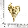 Brass Micro Pave Cubic Zirconia Pendants KK-M322-42G-02-3