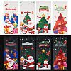 40Pcs 4 Styles  Christmas Theme OPP Self-adhesive Cookie & Snacks Package Bags CON-TAC0010-90A-12
