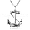 Pirate Anchor Alloy Pendant Necklaces FS-WGF47F3-02-2