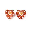 Handmade Lampwork Beads Strands LAMP-R004-06A-04-1