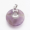 Natural Amethyst Pendants KK-F751-D04-3