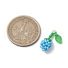 Glass Seed Beaded Rose Pendants PALLOY-MZ00627-02-2