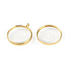 Ion Plating(IP) 304 Stainless Stee Locket Pendants STAS-S132-15G-01-2