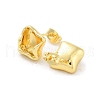 Rack Plating Brass Stud Earring EJEW-C078-01B-G-2
