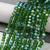 Imitation Jade Glass Beads Strands EGLA-YW0003-19B-21-2