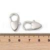 316 Stainless Steel Lobster Claw Clasps STAS-S180-01P-3