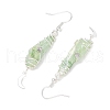 Natural Quartz Crystal Dangle Earrings EJEW-JE06410-02-5