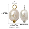 12Pcs 2 Colors Natural Pearl Potato Charms FIND-YW0004-33-3