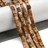 Natural Picture Jasper Beads Strands G-C129-A08-01-2