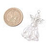ABS Plastic Imitation Pearl Pendants PALLOY-JF03730-2