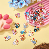 Alloy Enamel Pendants FIND-TAC0008-73KCG-02-5