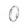 304 Stainless Steel Grooved Finger Ring Settings STAS-WH0039-01D-P-3