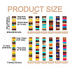  24Pcs 12 Styles Translucent Resin & Walnut Wood Big Pendants RESI-TA0002-05-13