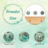 Olycraft Frosted Natural African Turquoise(Jasper) Round Beads G-OC0001-07-2