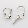 Tarnish Resistant 304 Stainless Steel Leverback Earring Findings STAS-N019-04-1