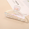Large Transparent Geometric Acrylic Hair Claw Clips OHAR-PW0003-022-C06-1