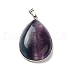 Natural Fluorite Pendants G-H285-04P-2