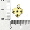 Brass Micro Pave Colorful Cubic Zirconia Pendants KK-H475-14G-01-3