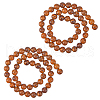 HOBBIESAY 2 Strands Natural Elephant Skin Jasper/Miriam Stone/Calligraphy Stone Bead Strands G-HY0001-14-1