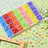 1190Pcs 7 Colors Transparent Acrylic Beads TACR-YW0001-58-5