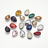 Glass Pointed Back Rhinestone Cabochons RGLA-A008-13x18mm-M-3