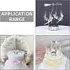 Iron Rotating Tealight Candle Holder AJEW-FG0001-19P-8
