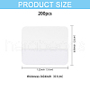 CHGCRAFT 200Pcs Transparent Self Adhesive Hang Tabs KY-CA0001-57-2