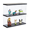 2-Tier Assemble Acrylic Display Cases AJEW-WH0479-93-1