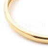 Clear Cubic Zirconia Wave Hinged Bangle BJEW-B054-17G-4