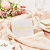 Coated Paper Reserved Signs DIY-WH0056-31-6