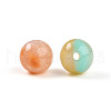 Two Tone Resin Beads RESI-N042-10mm-11-2