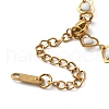 304 Stainless Steel Heart Link Bracelets for Women BJEW-C076-02A-03-3