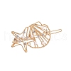 Shell Shape Alloy Hair Bobby Pins PW-WG3EFAC-02-1